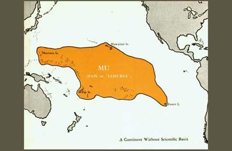 imagined continent of Mu