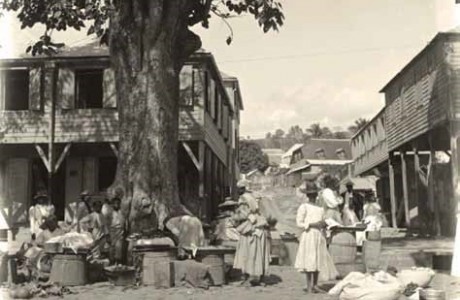 Roseau market square
