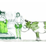 The highest French court tried a cow in 1546. On the assumption that animals possessed a moral sense, capital punishment was the verdict.