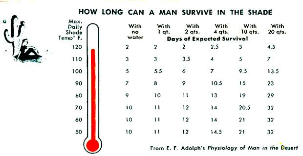 surviving in the shade