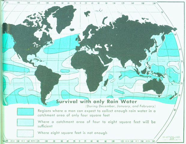 survival with only rain water map
